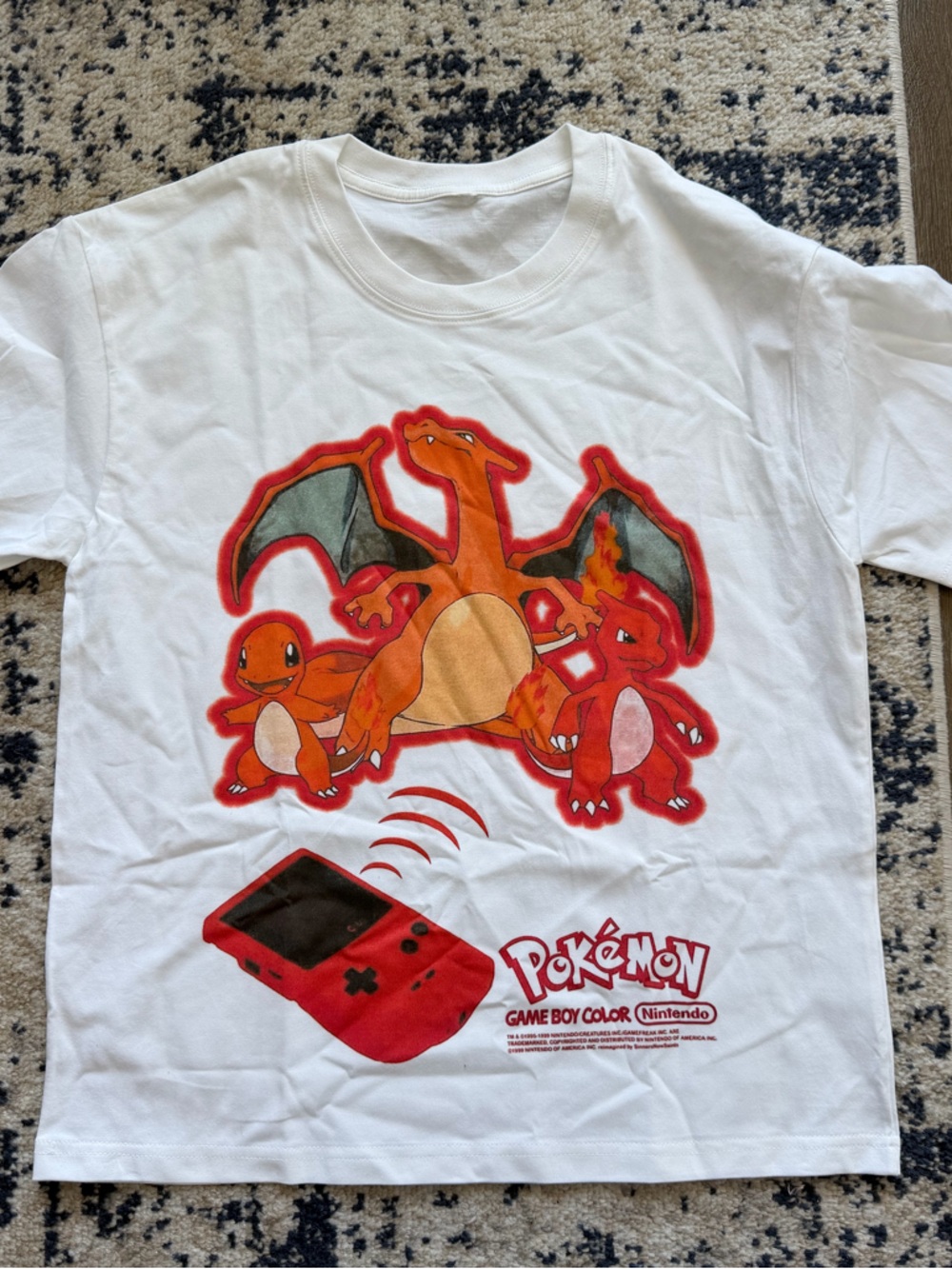 Pokémon Charizard Family Graphic Tee - White Short Sleeve